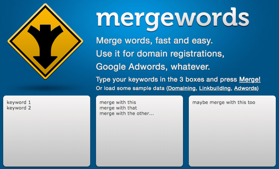 merge words 1