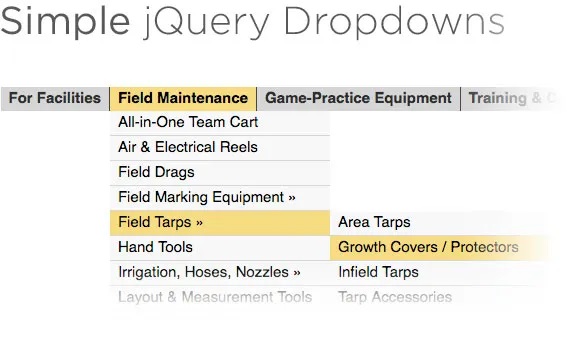 Simple jQuery Dropdowns